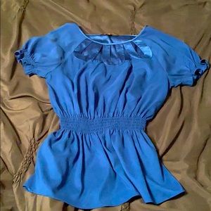 GIANNI BINI cinch waist top